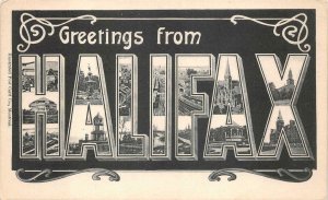 HALIFAX CANADA TO HOLLAND NETHERLANDS LARGE LETTER POSTCARD 1925