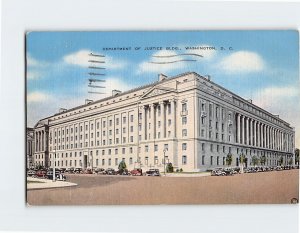 Postcard Department Of Justice Bldg., Washington, District of Columbia