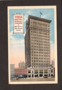 IL YMCA Hotel Wabash Ave Chicago Illinois Postcard