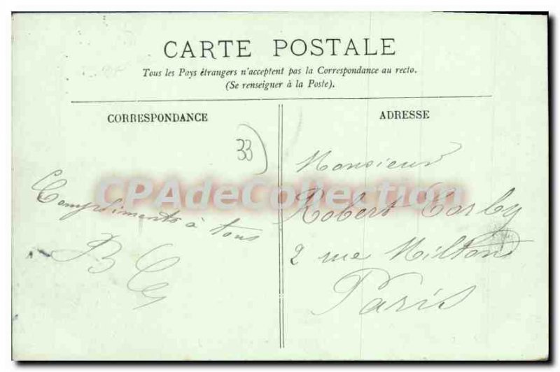 Old Postcard Arcachon Casino De La Plage