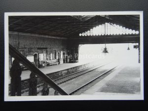 Somerset CHEDDAR RAILWAY STATION Locomotive c1950/60's Real Photograph 2