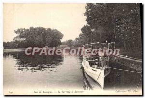 Old Postcard Bois de Boulogne Dam Suresnes