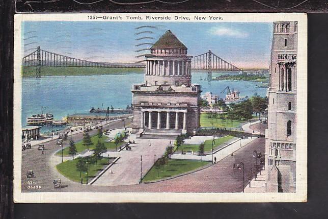 Grant's Tomb,Riverside Drive,New York,NY Postcard 