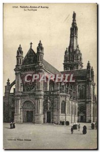 Old Postcard Sainte Anne D Auray Basilica