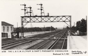 Last Day at Gravesend West Train Station Real Photo Postcard