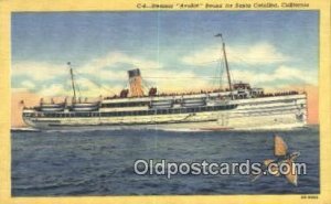 Steamer Avalon, Santa Catalina, CA, CA USA Steam Ship Unused 