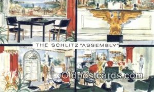 Schlitz Assembly Milwaukee, Wis, USA Brewery 1960 Missing Stamp 