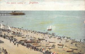 BR58294 the beach looking east   brighton   uk