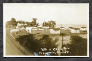 dc1124 - CHAMPLAIN Quebec 1950s Real Photo Postcard