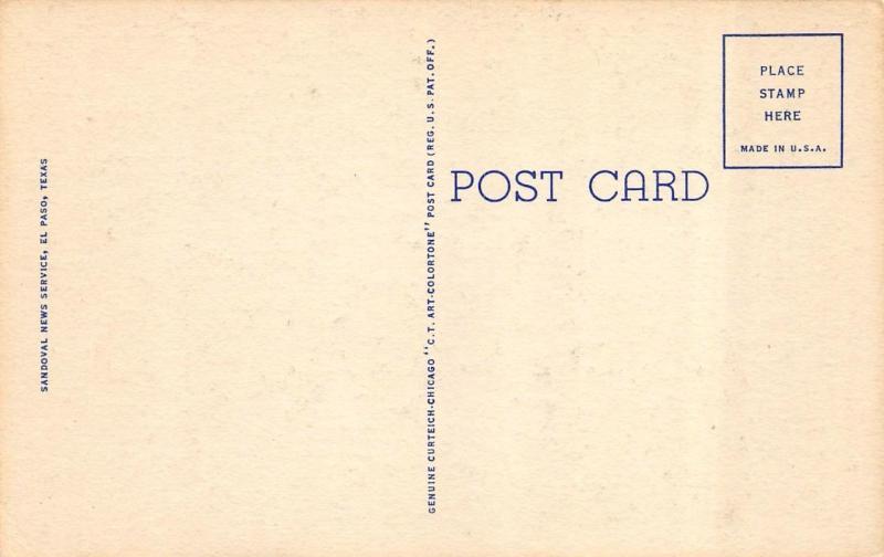 JUAREZ, Mexico      MOUNTED TOREADOR~BULL~BULLFIGHTER    c1940's Postcard