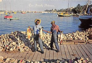 Friendly Fishermen Nassau in the Bahamas Unused 