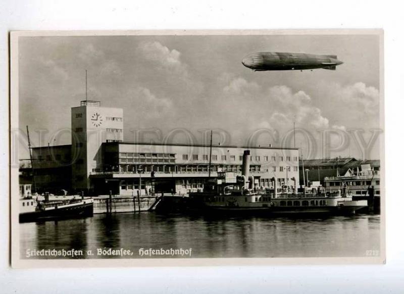 227096 GERMANY Friedrichshafen dirigible airship port photo