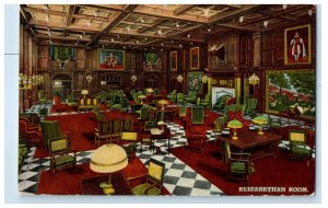 c1920s Elizabethan Room Congress Hotel and Annex Michigan Boulevard IL Postcard