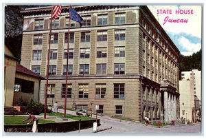 View Of Federal State House Office Building Juneau Alakas AK Vintage Postcard