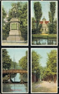 Netherlands Den Haag The Hague Multiview Vintage Postcard 07.56