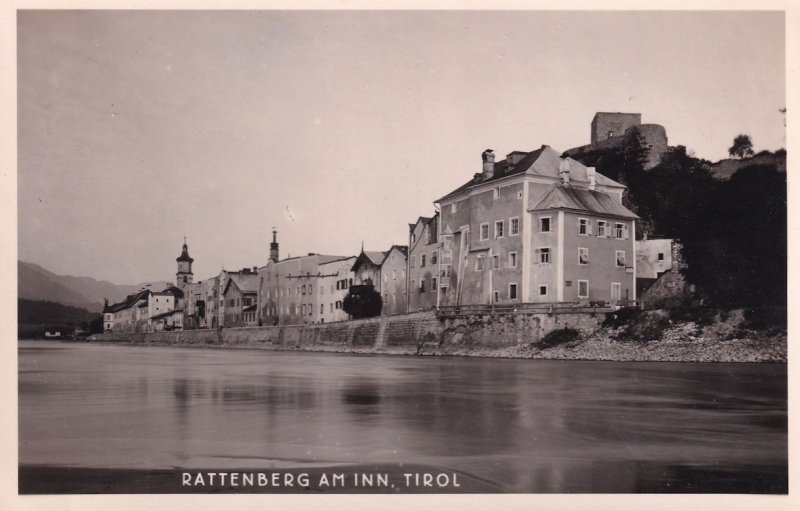 Rattenberg Am Inn Tirol Austria River Lake Postcard