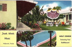 Postcard GOLF COURSE SCENE Hollywood Florida FL AI8198