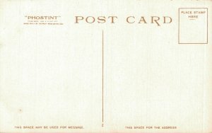 USA United States Map Vintage Postcard 07.20