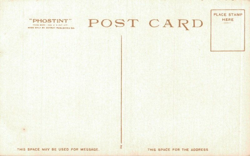 USA United States Map Vintage Postcard 07.20