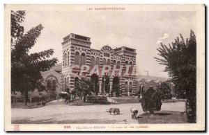 Old Postcard Salies De Bearn The park and the Baths