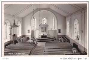RP: Interior av kyrkan , ARYD , Sweden , 30-40s