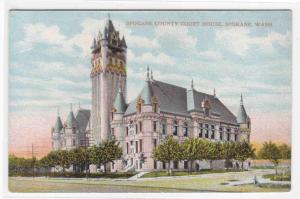 Court House Spokane Washington 1910s #1 postcard