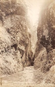 Oneonta Gorge real photo - Columbia River Highway, Oregon OR  