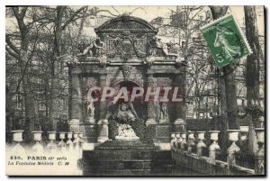 Postcard Old Paris 6th stop the Medicis fountain