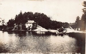 J72/ Greenville Michigan RPPC Postcard c1910 Baldwin Lake Bridge  279