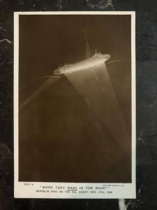 Mint Germany 1916 RPPC Postcard Zeppelin bomber Raid Over England WW1