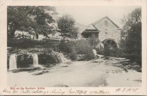 Mill on the Dochart Killin Scotland c1906 Postcard D90