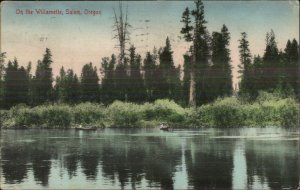 Salem OR On the Willamette c1906 Postcard
