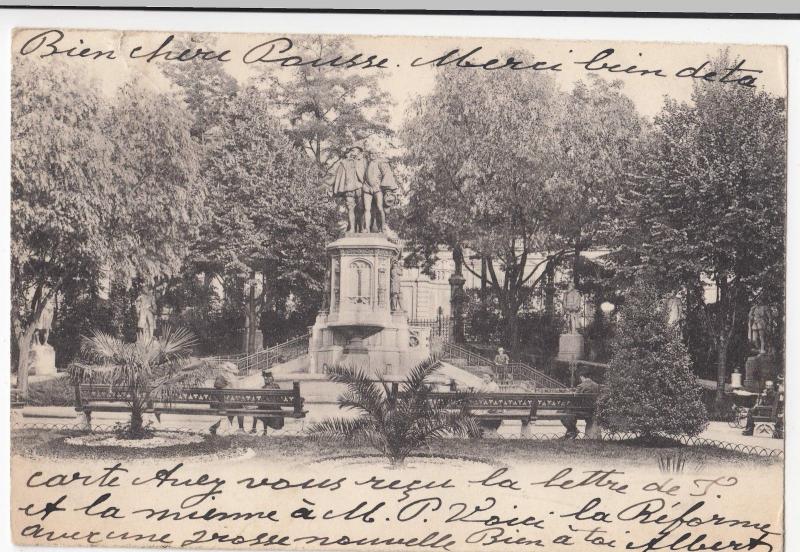 Belgium; Unknown Park PPC, 1902 To Pousse Hazelgrove, Markham St, London 