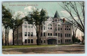 WARRENSBURG, Missouri MO ~ Gymnasium STATE NORMAL SCHOOL c1910s  Postcard