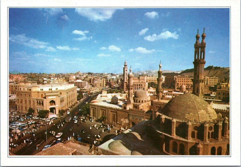 postcard Egypt - Cairo : El Azhar Square
