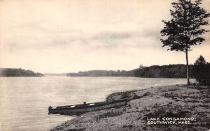 Southwick Massachusetts Lake Congamond Scenic View Vintage Postcard AA73271