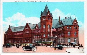 Public Library Buffalo New York Postcard C063