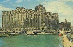 Chicago IL Illinois The Merchandise Mart Vintage Postcard D12