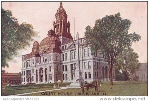 Illinois Rock Island Court House 1910