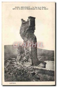 Old Postcard Belfort Tower Miotte