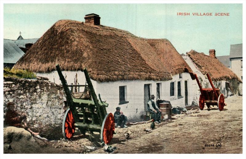 Ireland   irish Village Scene