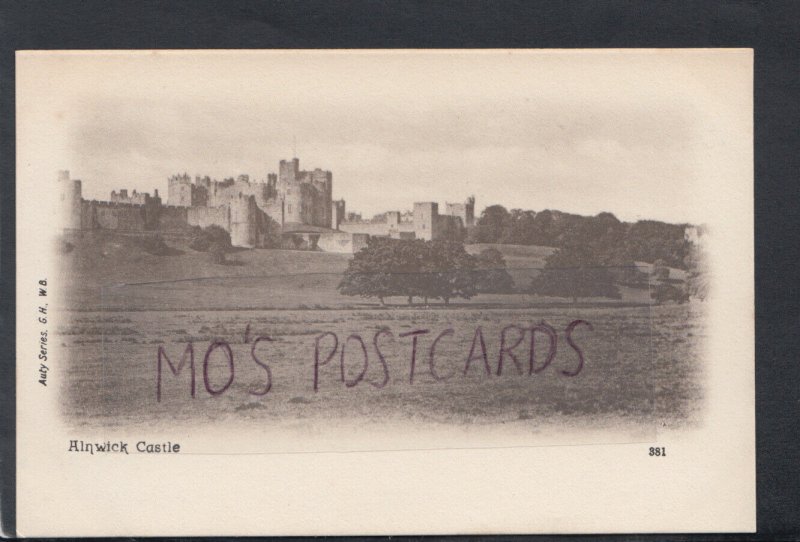 Northumberland Postcard - Alnwick Castle  RS17528