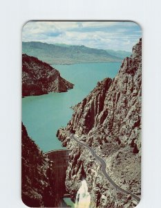 Postcard Panorama at Buffalo Bill Dam, Cody, Wyoming