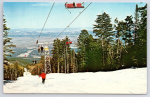 Sports~Sandia Peak Ski Area Albuquerque New Mexico~Chairlift~Vintage Postcard