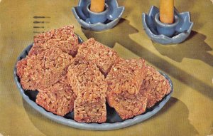 Kellogg's Rice Krispies Marshmallow Squares Recipe Vintage Postcard JF685226