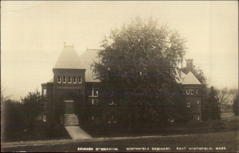 East Northfield MA Seminary c1910 Real Photo Postcard #3