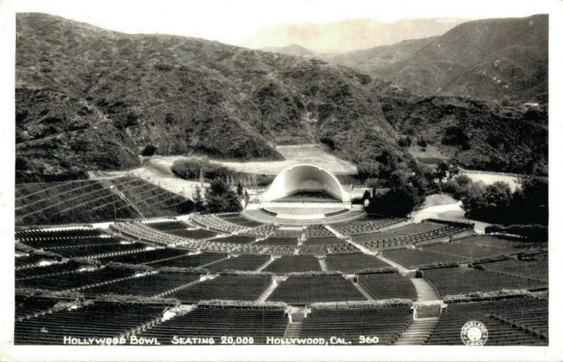 USA - Hollywood Bowl Seating 20.000 Hollywood California - RPPC 03.03 