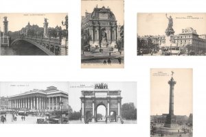 lots21 collection paris france all pre 1920   lot 6 ppc