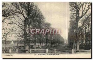 Saint Maixent Postcard Old Green alleys