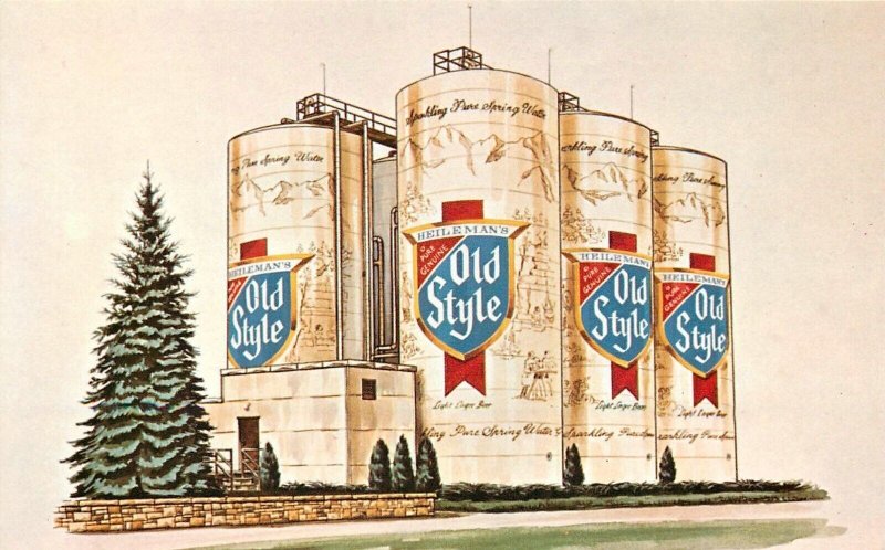 Postcard 1950s Heilman's Beer advertising World's largest 6 pack TP24-2775